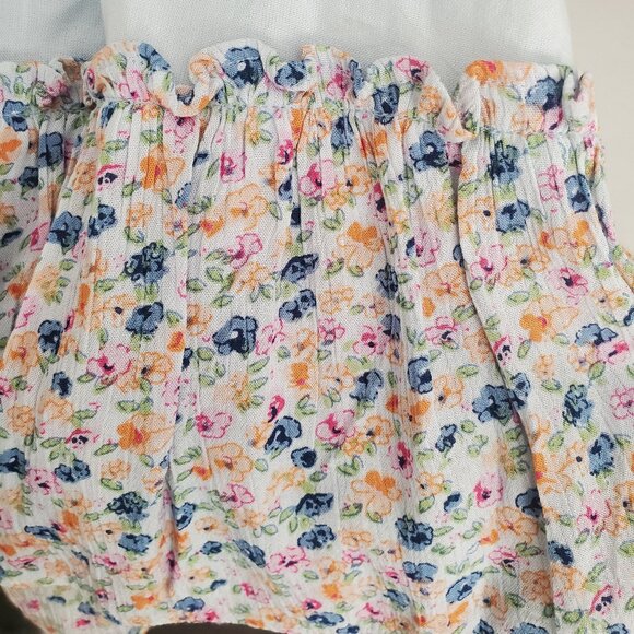 Raya Sun Embroidered Spaghetti Strap Sundress Ice Blue Women's Size XL - Picture 4 of 7